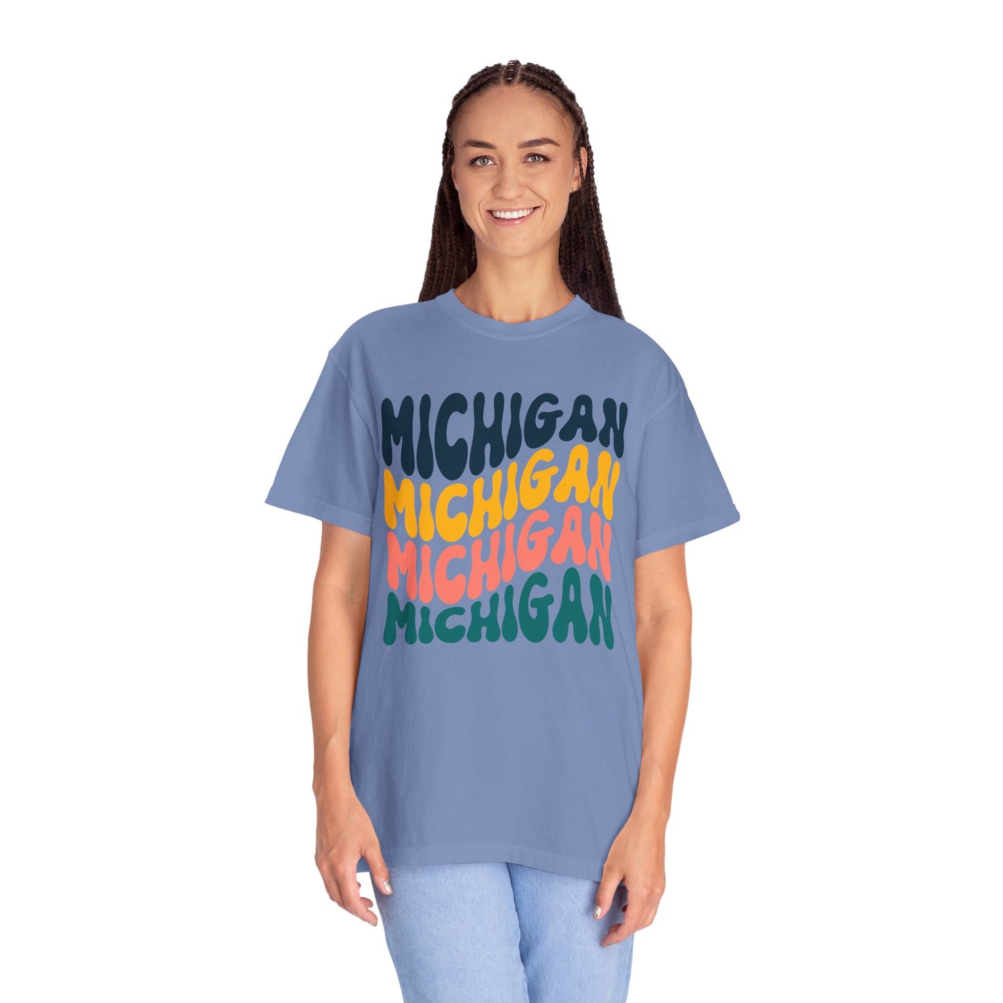 Retro Michigan - Comfort Colors Shirt