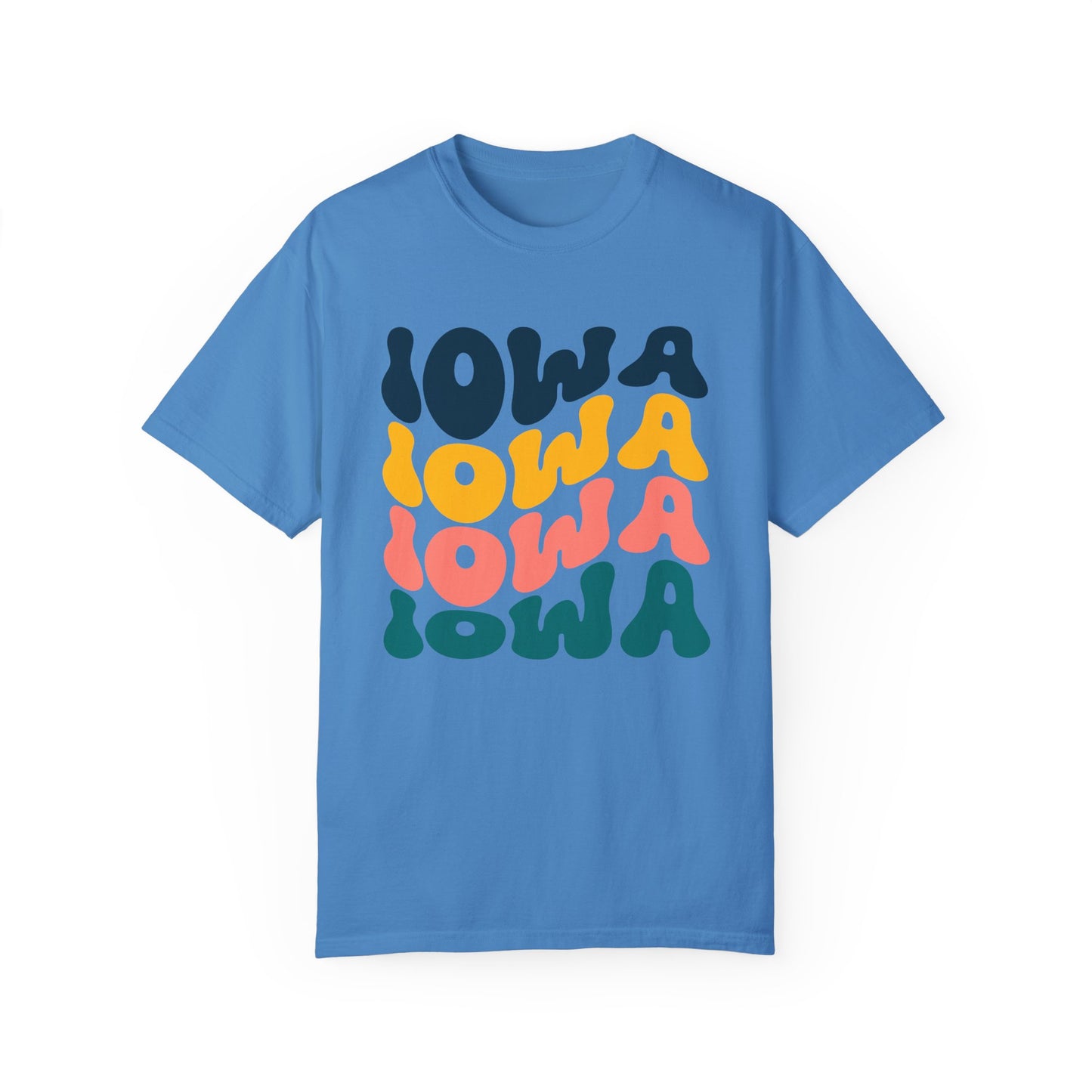Retro Iowa - Comfort Colors Shirt