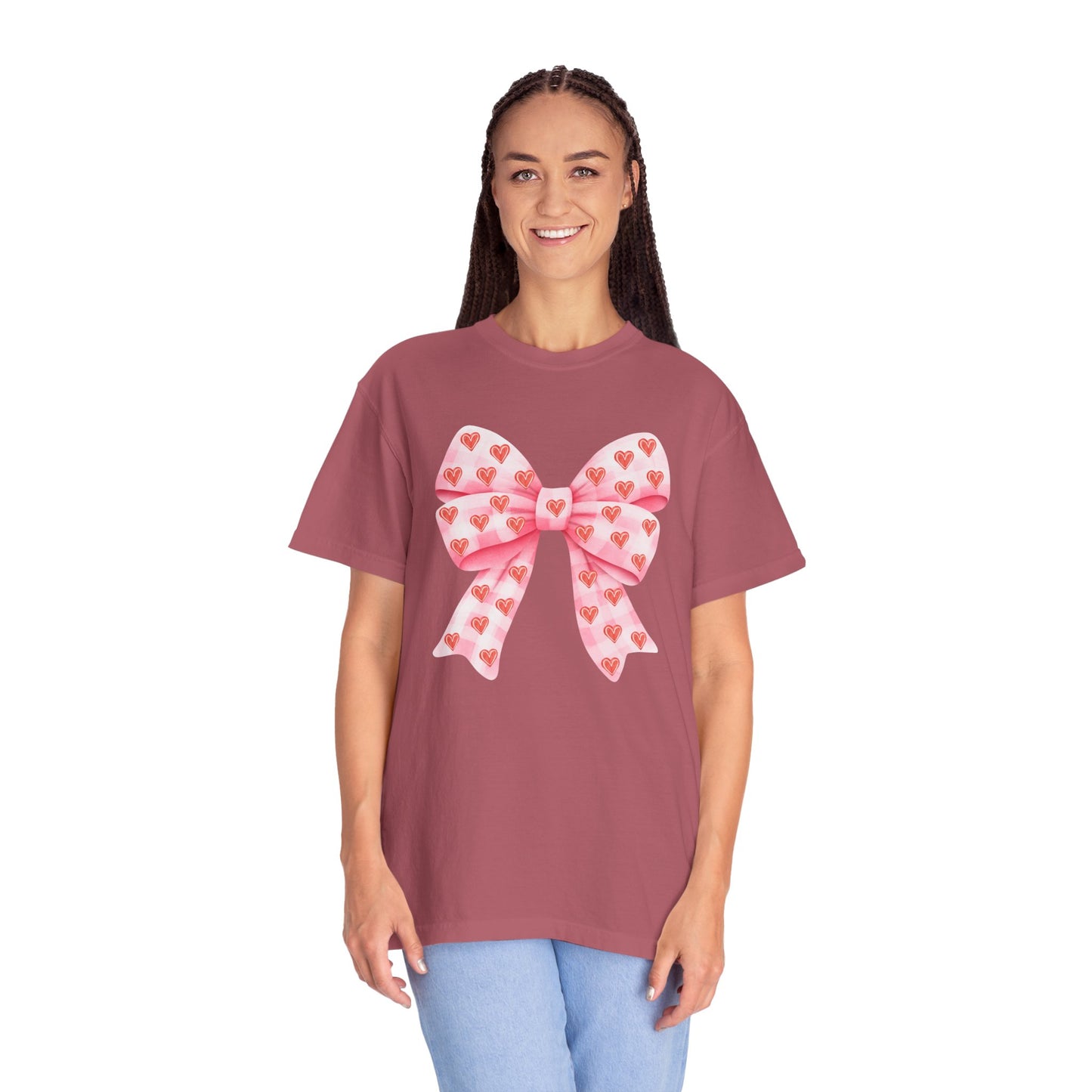 Pink Bows & Hearts - Comfort Colors Shirt