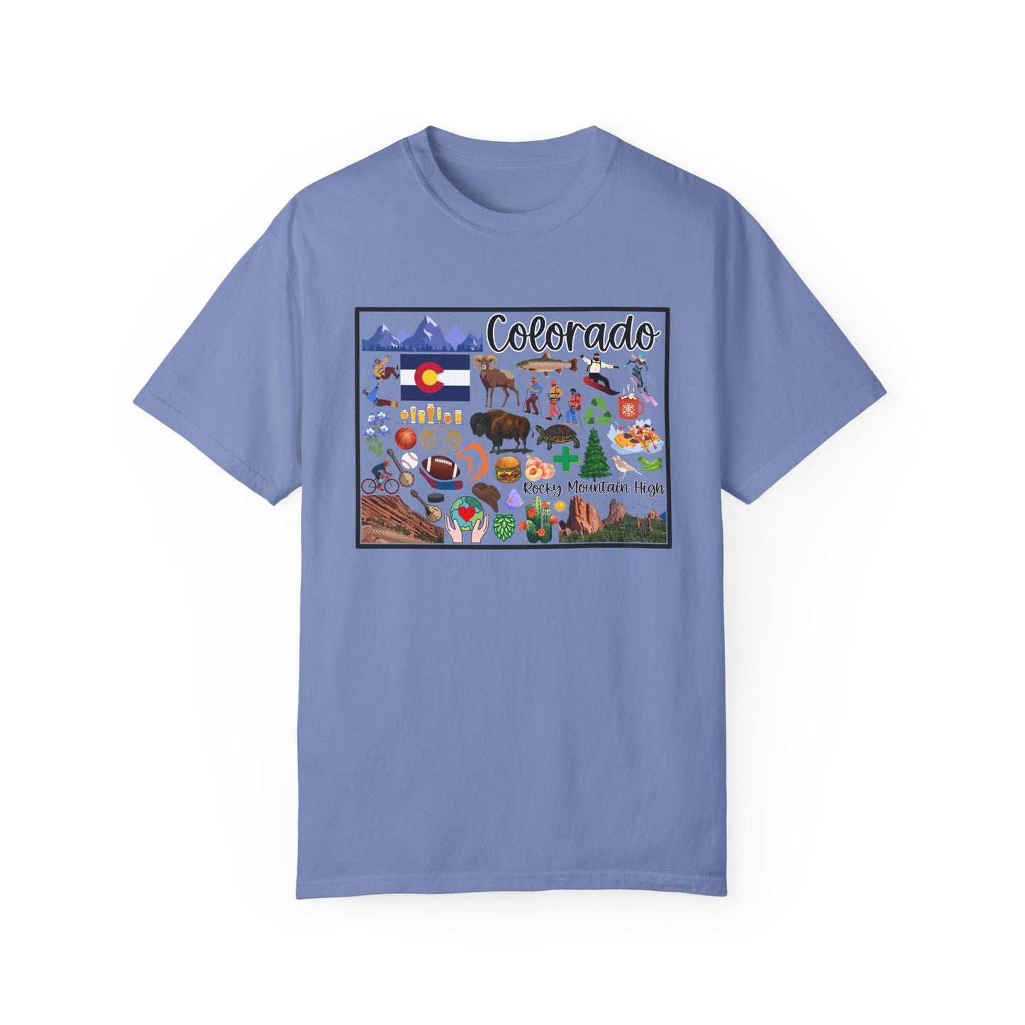 Beautiful State of Colorado - Comfort Colors Shirt