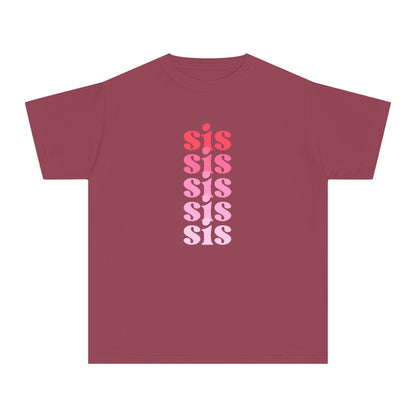 Sis - Pink - (Youth) Comfort Colors Shirt