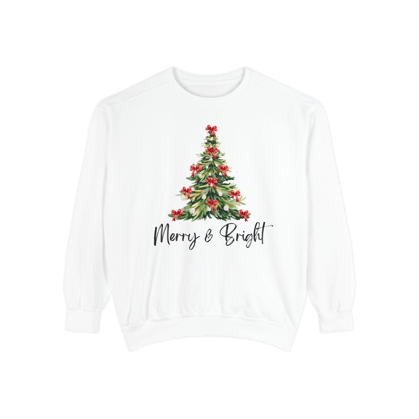 Merry & Bright - Comfort Colors Sweatshirt
