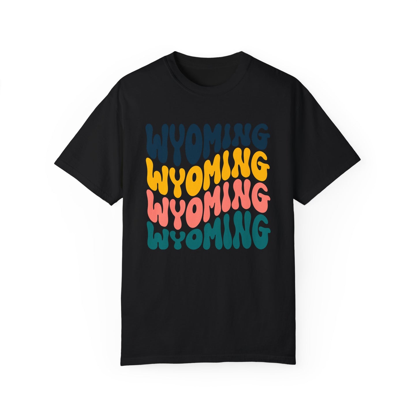 Retro Wyoming - Comfort Colors Shirt