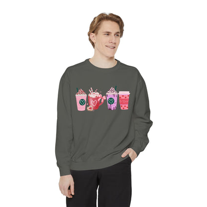 Valentine's Coffee - Comfort Colors Sweatshirt