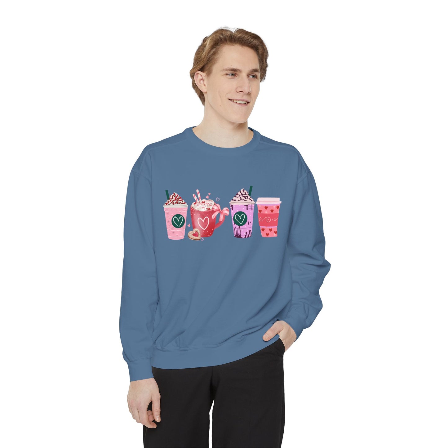 Valentine's Coffee - Comfort Colors Sweatshirt