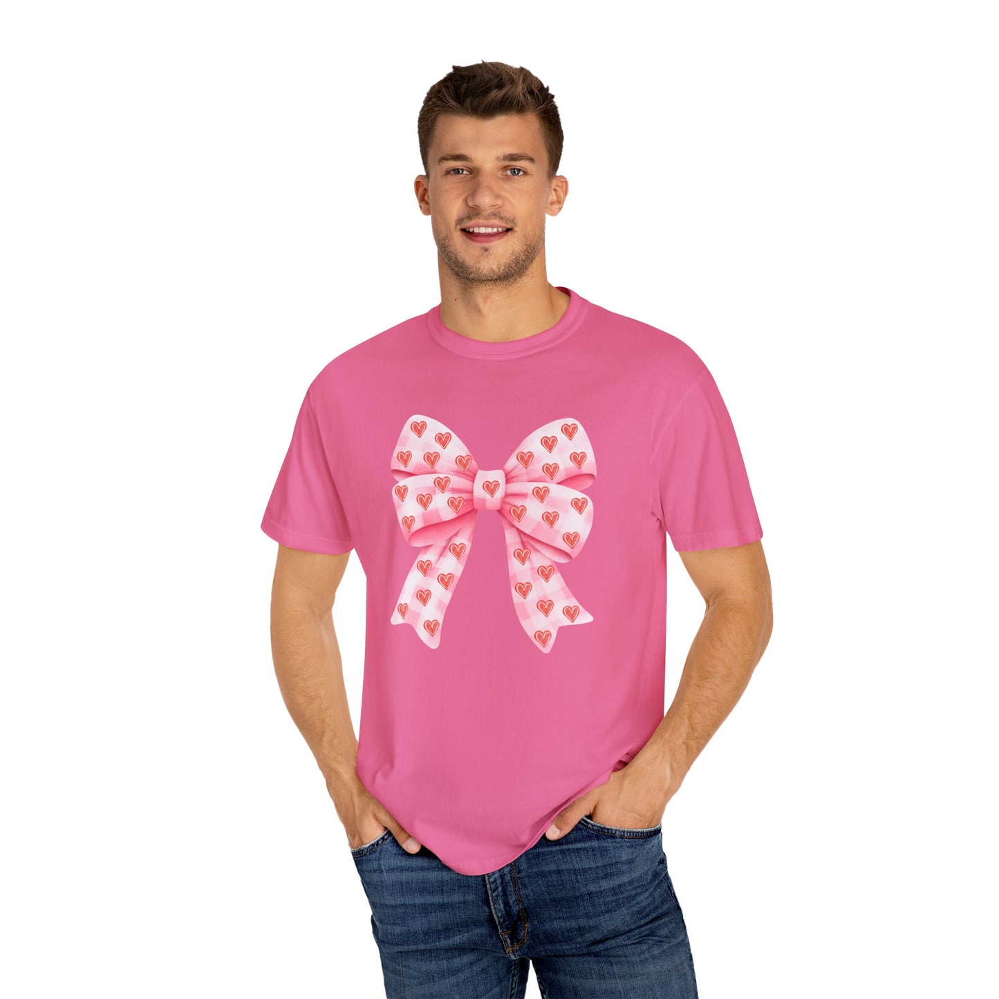 Pink Bows & Hearts - Comfort Colors Shirt