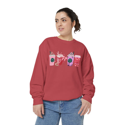 Valentine's Coffee - Comfort Colors Sweatshirt