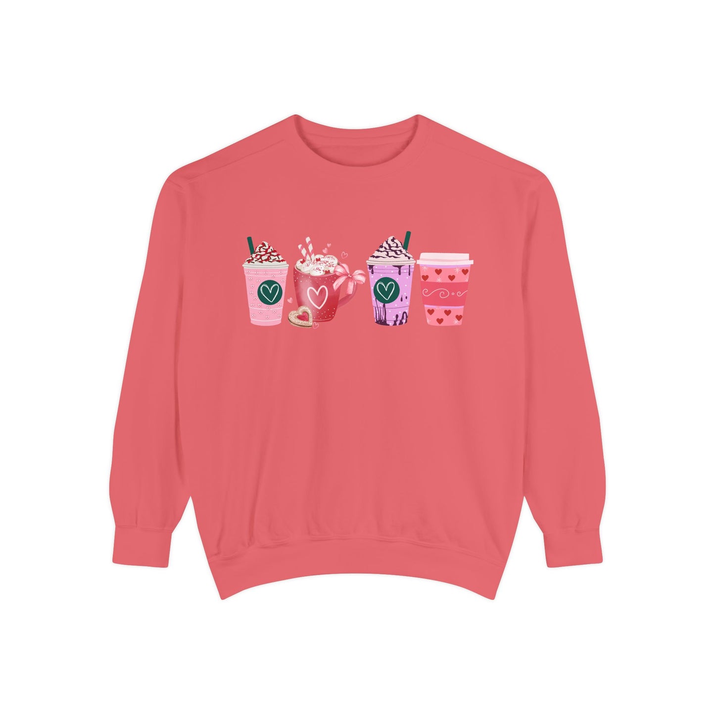 Valentine's Coffee - Comfort Colors Sweatshirt