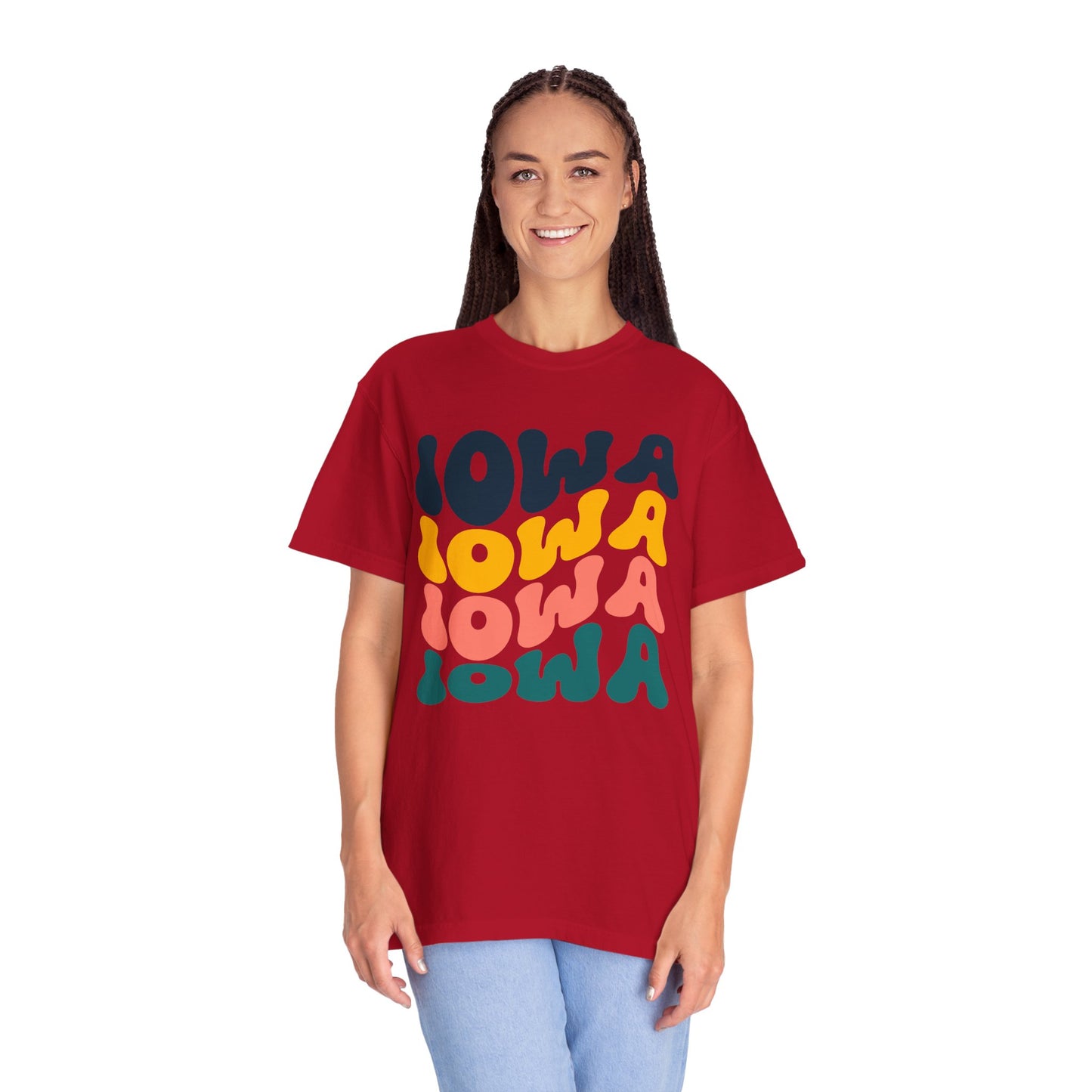 Retro Iowa - Comfort Colors Shirt