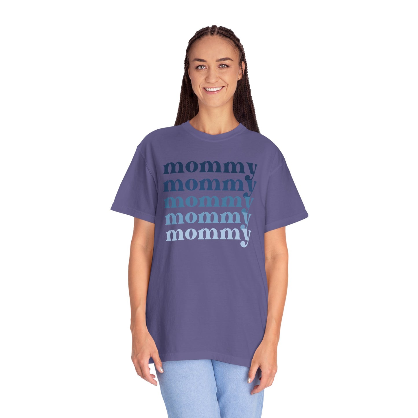 Mommy (Blue) - Comfort Colors Shirt