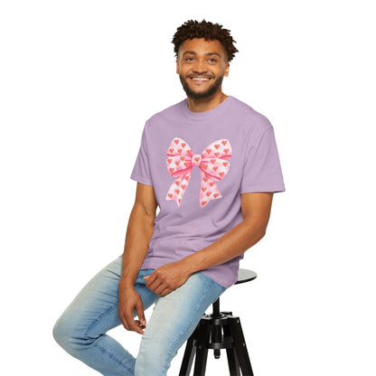 Pink Bows & Hearts - Comfort Colors Shirt