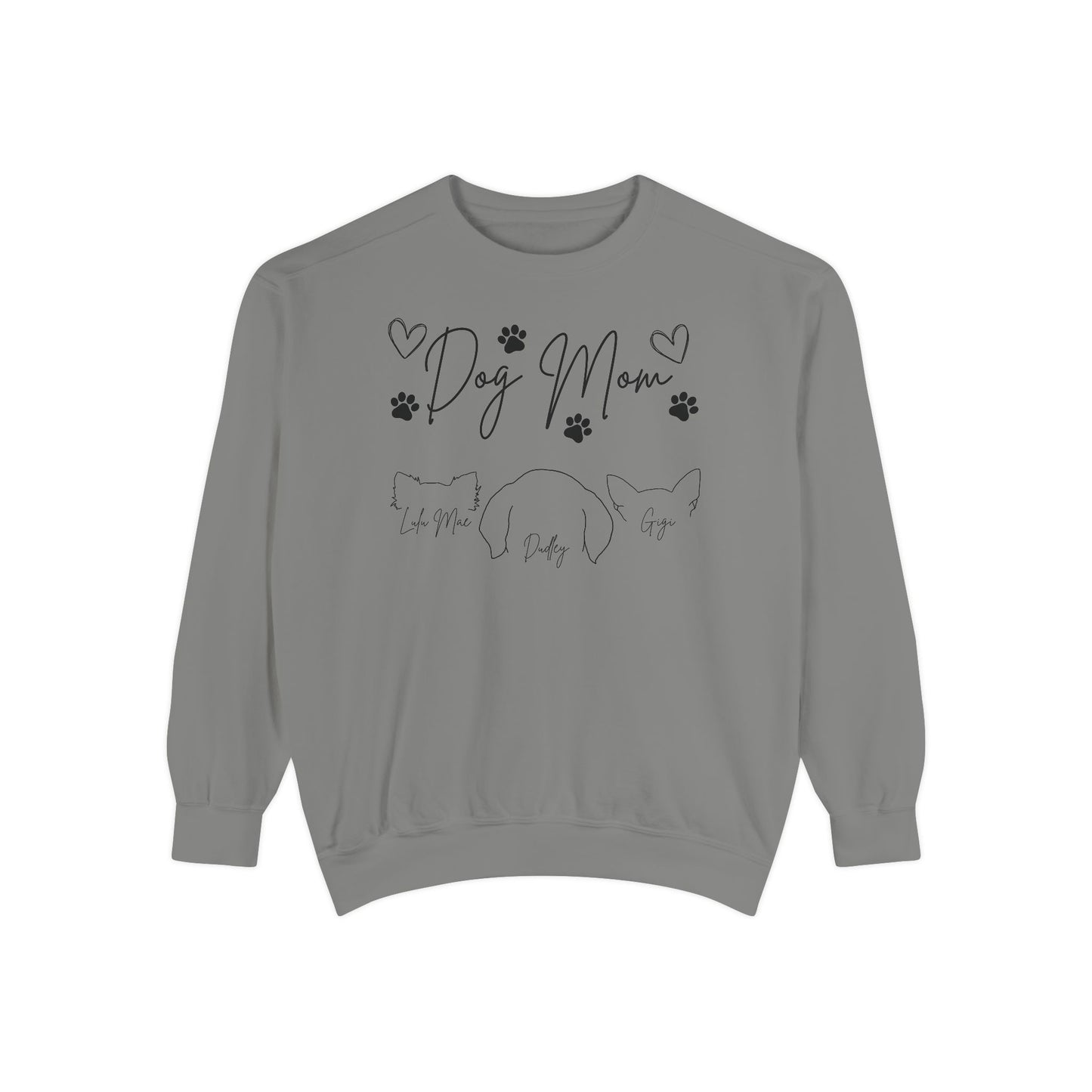 Dog Mom *Customize/Personalize* - Comfort Colors Sweatshirt