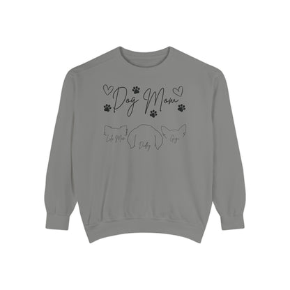 Dog Mom *Customize/Personalize* - Comfort Colors Sweatshirt