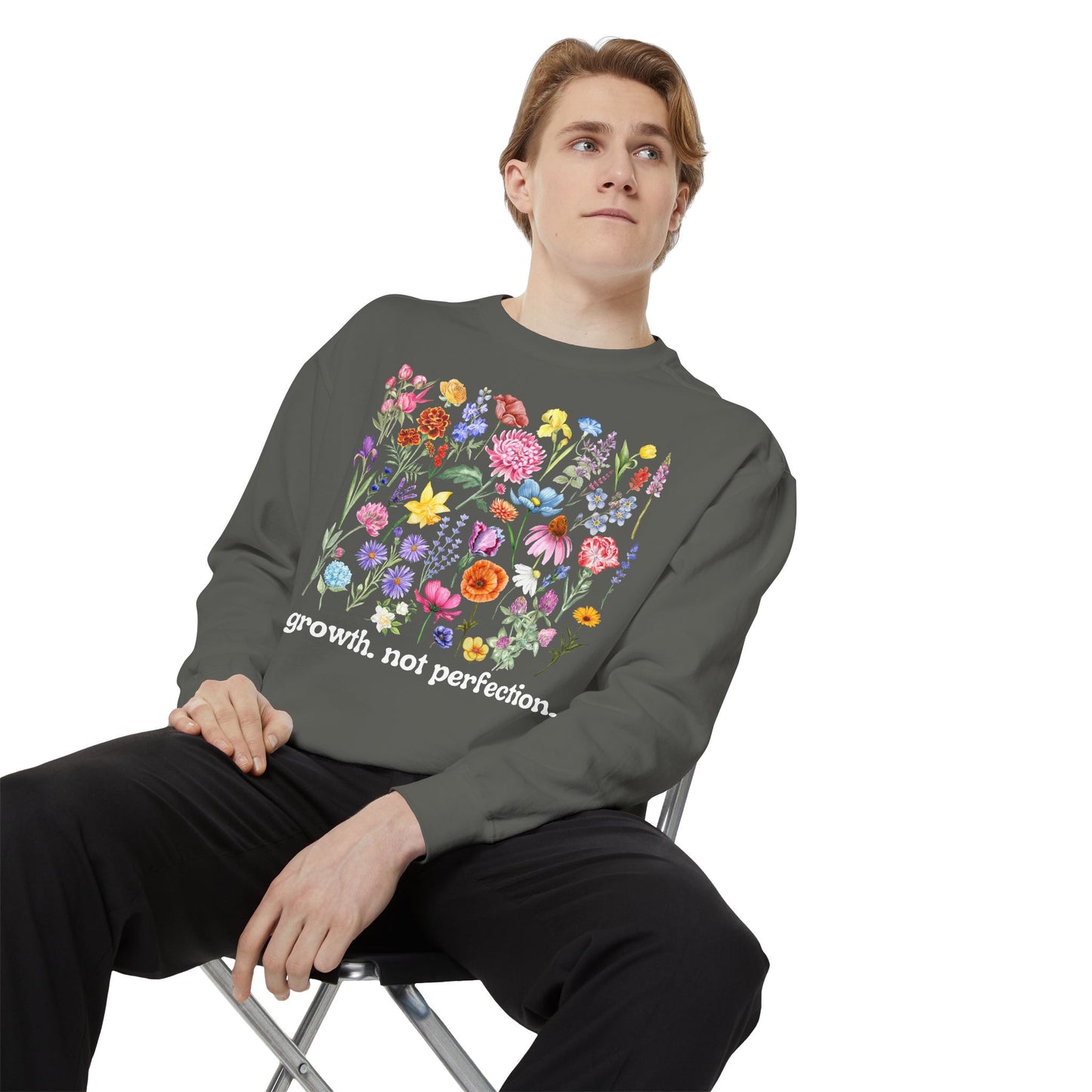 Growth, Not Perfection - Comfort Colors Sweatshirt
