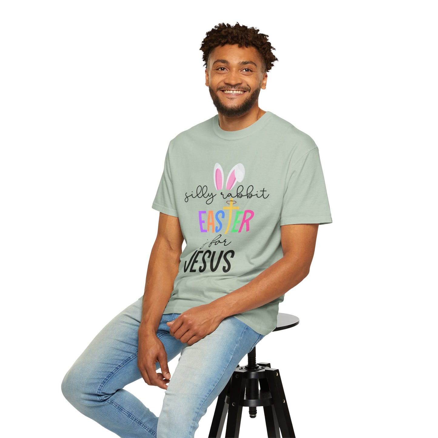 Silly Rabbit Easter is for Jesus - Comfort Colors Shirt