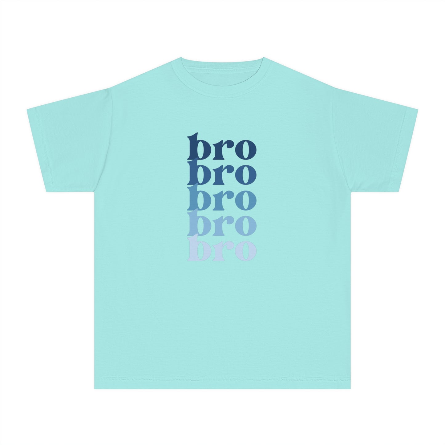 Bro - Blue - (Youth) Comfort Colors Shirt