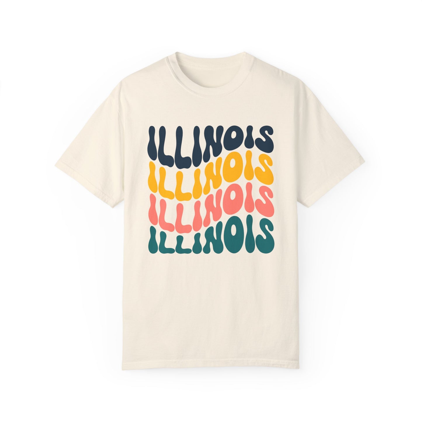 Retro Illinois - Comfort Colors Shirt