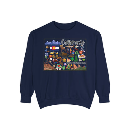 Beautiful State of Colorado - Comfort Colors Sweatshirt