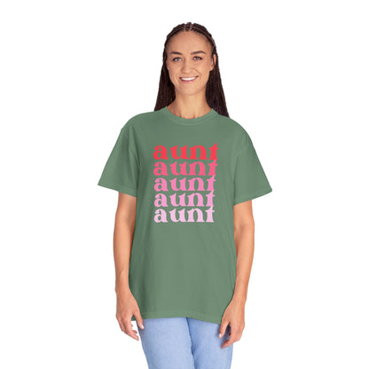 Aunt (Pink) - Comfort Colors Shirt