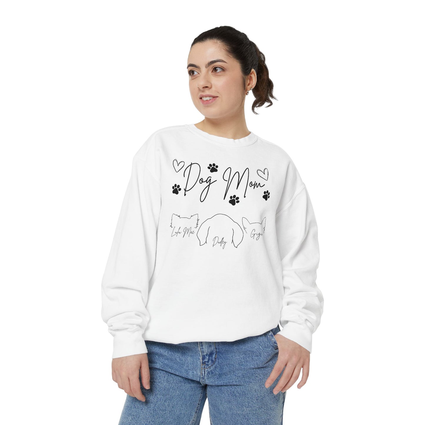 Dog Mom *Customize/Personalize* - Comfort Colors Sweatshirt