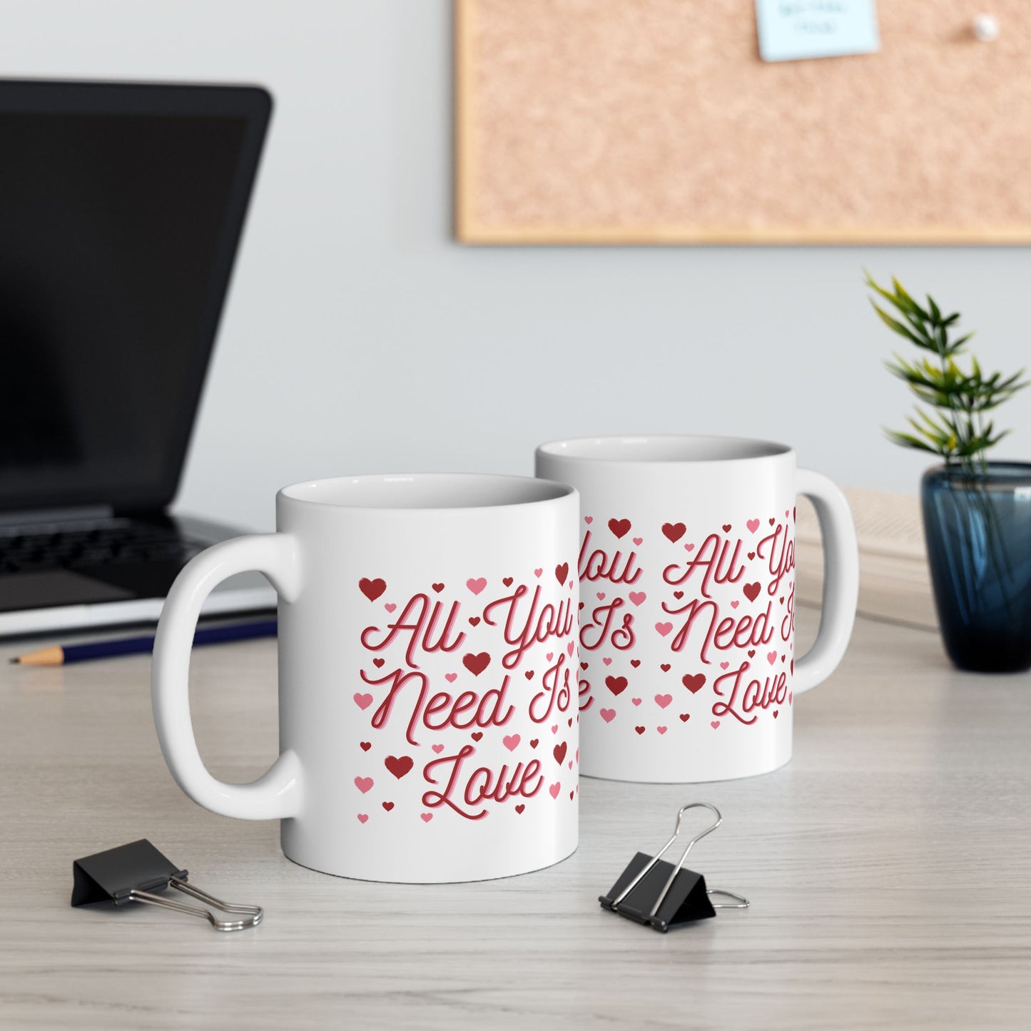 All You Need Is Love - Ceramic Mug, (11oz, 15oz)