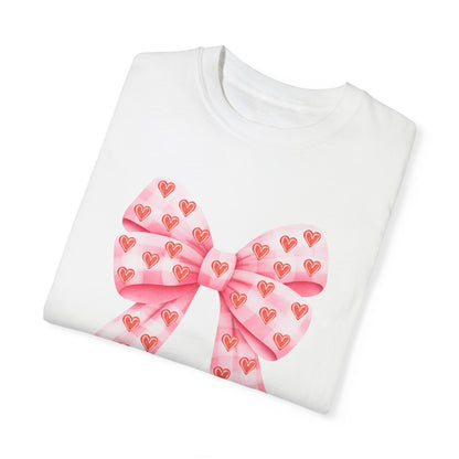 Pink Bows & Hearts - Comfort Colors Shirt