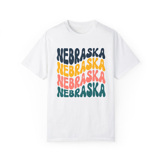 Retro Nebraska - Comfort Colors Shirt
