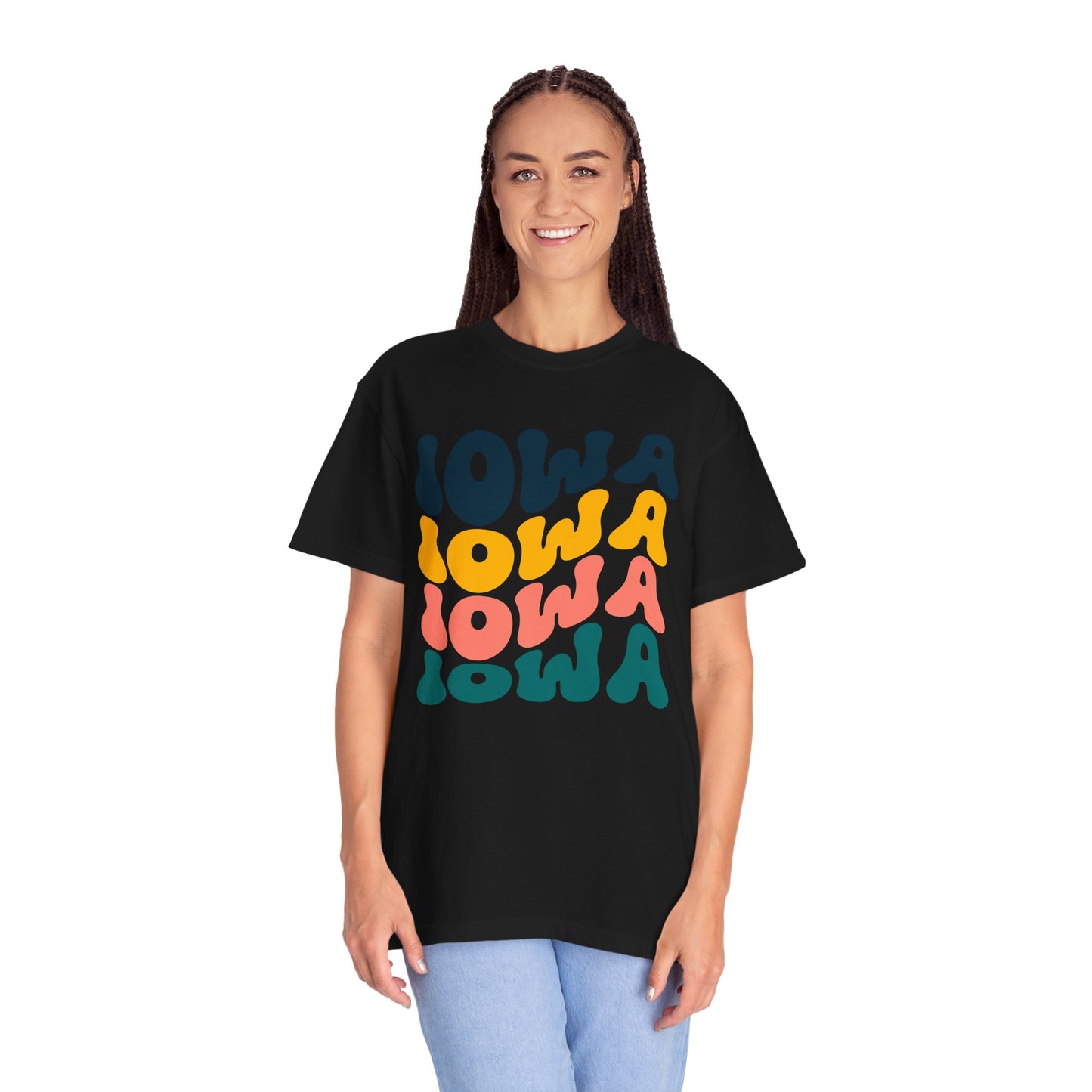 Retro Iowa - Comfort Colors Shirt