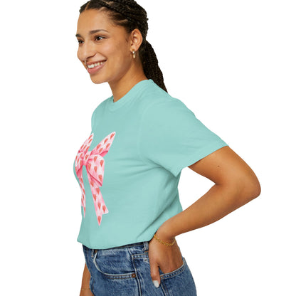 Pink Bows & Hearts - Comfort Colors Shirt