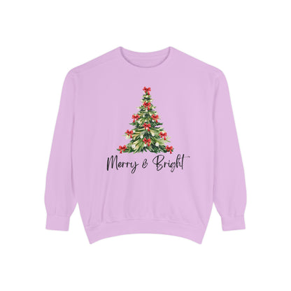 Merry & Bright - Comfort Colors Sweatshirt