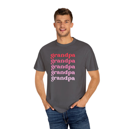 Grandpa (Pink) - Comfort Colors Shirt