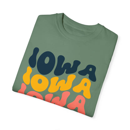 Retro Iowa - Comfort Colors Shirt