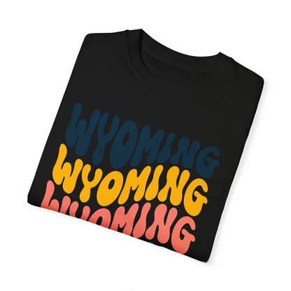 Retro Wyoming - Comfort Colors Shirt