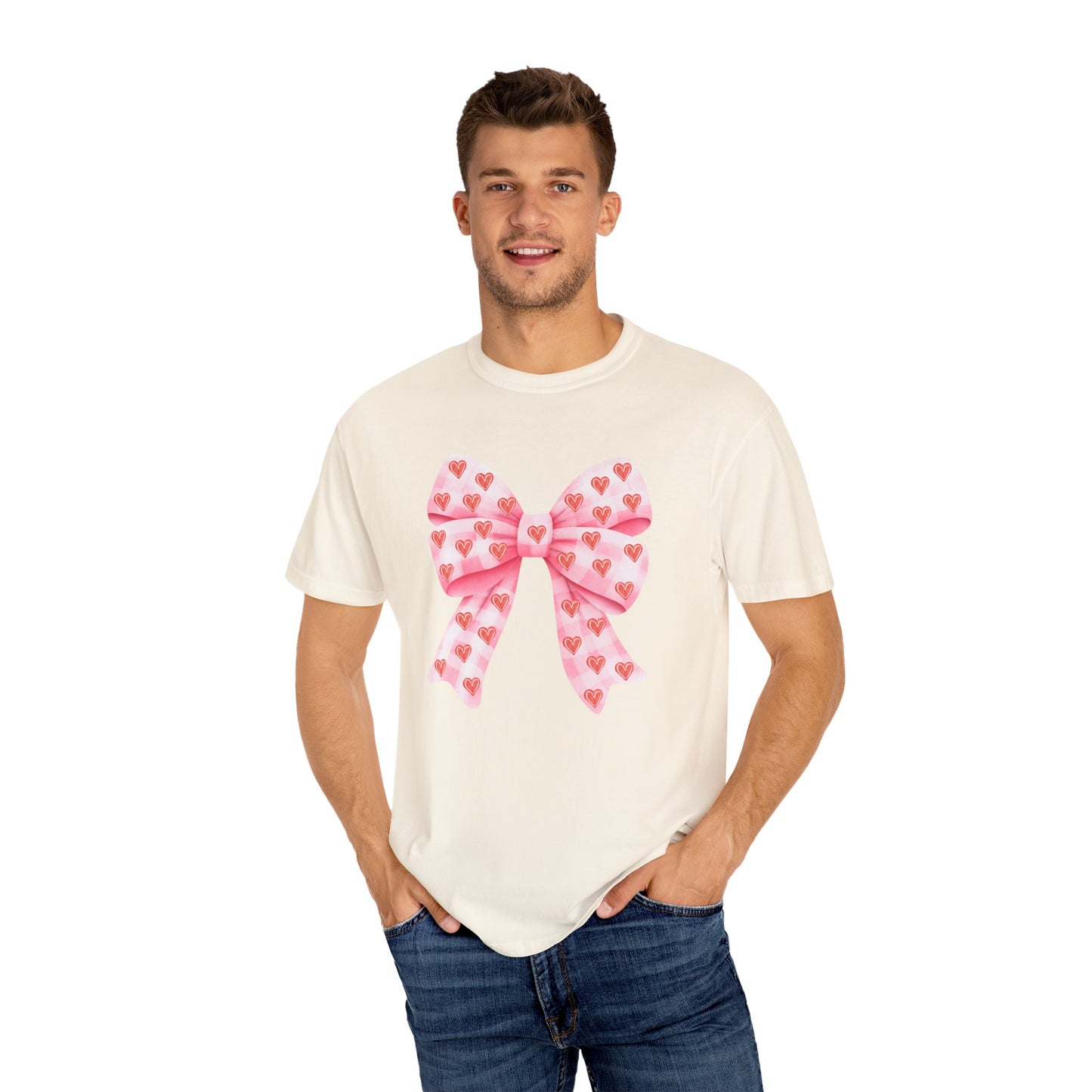 Pink Bows & Hearts - Comfort Colors Shirt