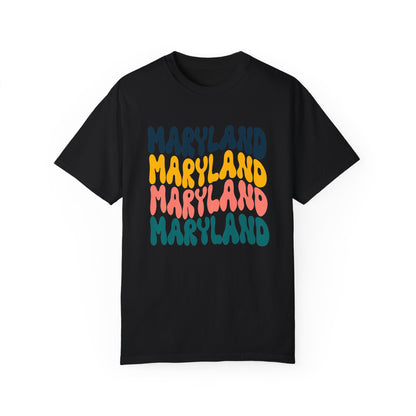 Retro Maryland - Comfort Colors Shirt