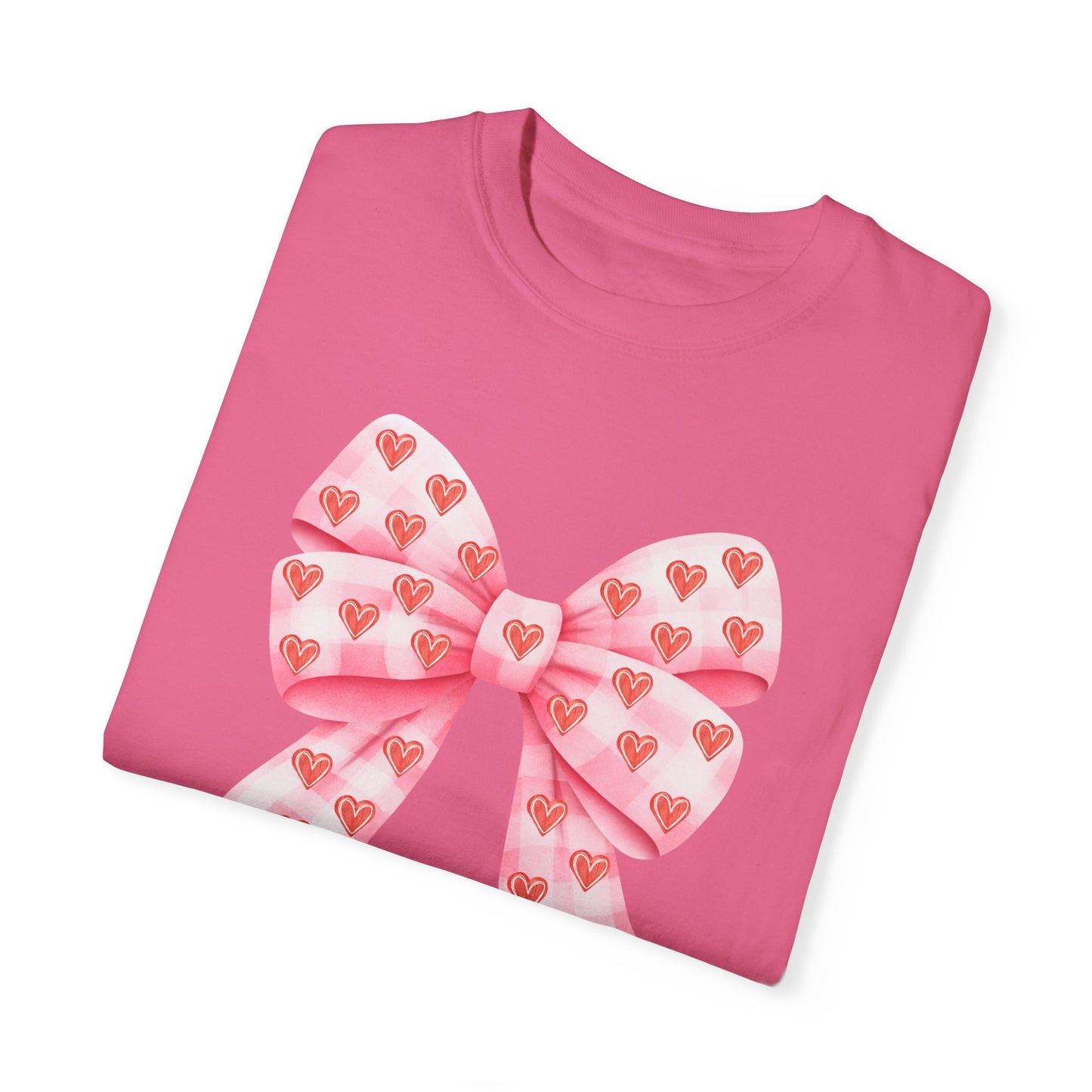 Pink Bows & Hearts - Comfort Colors Shirt