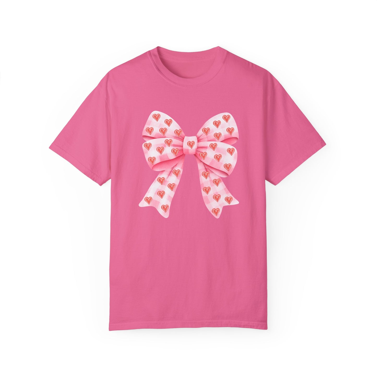 Pink Bows & Hearts - Comfort Colors Shirt