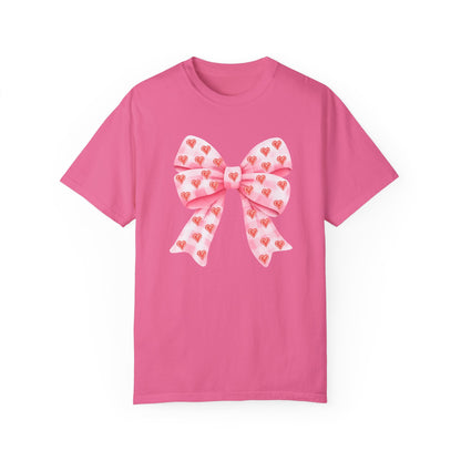Pink Bows & Hearts - Comfort Colors Shirt