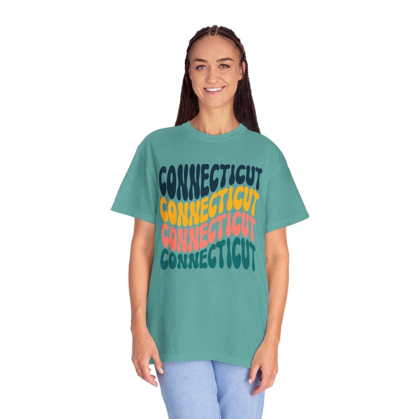 Retro Connecticut - Comfort Colors Shirt