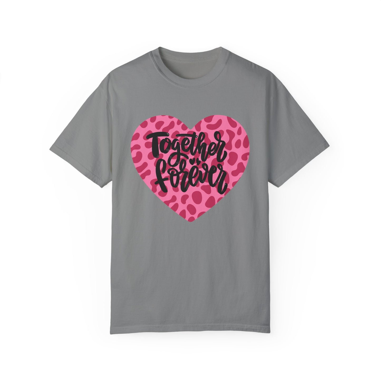 Together Forever Cheetah Heart - Comfort Colors Shirt