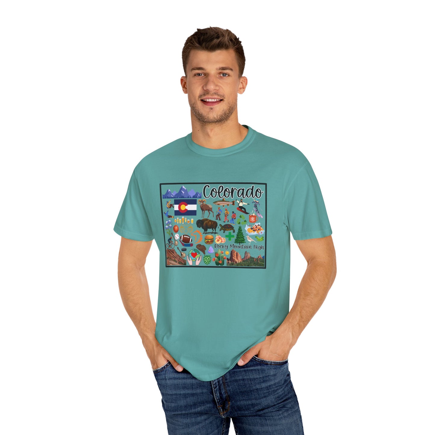 Beautiful State of Colorado - Comfort Colors Shirt