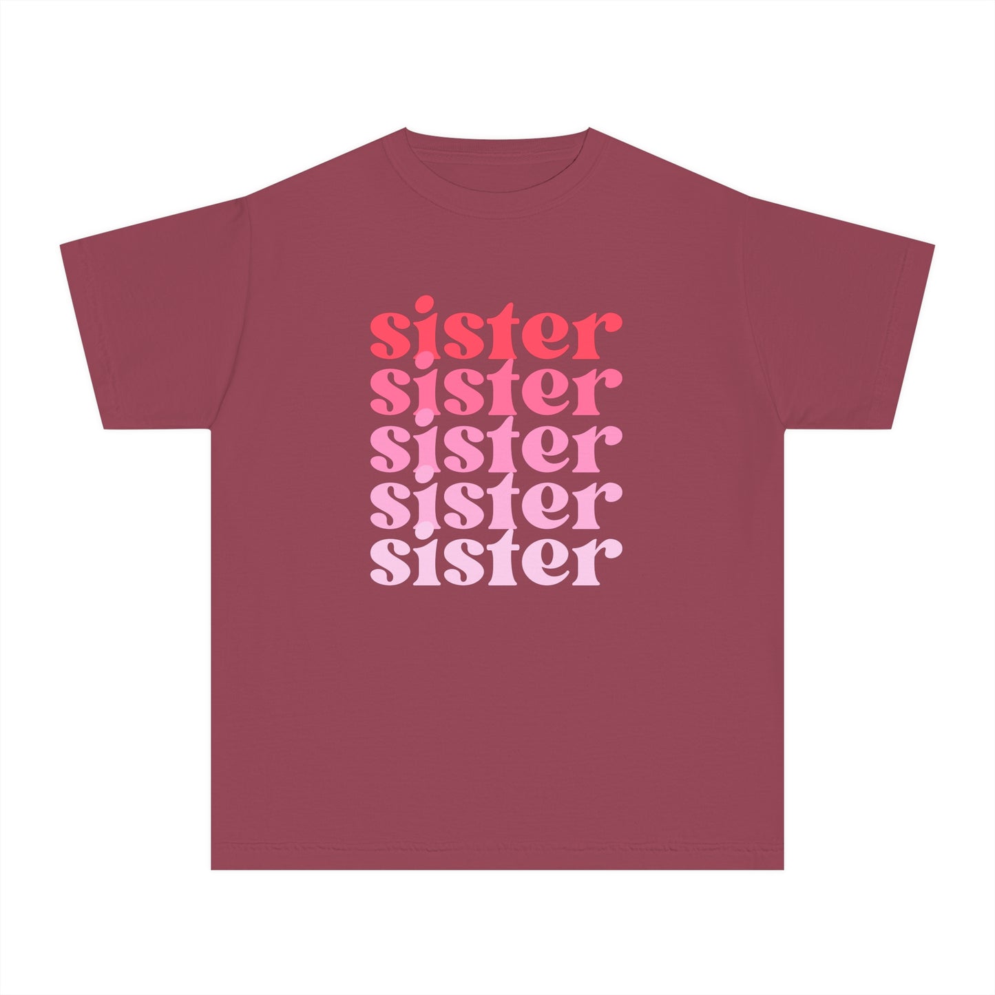 Sister - Pink - (Youth) Comfort Colors Shirt