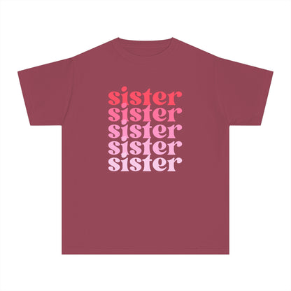 Sister - Pink - (Youth) Comfort Colors Shirt