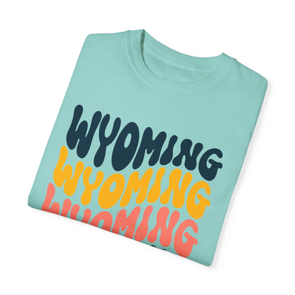 Retro Wyoming - Comfort Colors Shirt