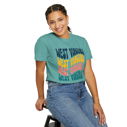 Retro West Virginia - Comfort Colors Shirt