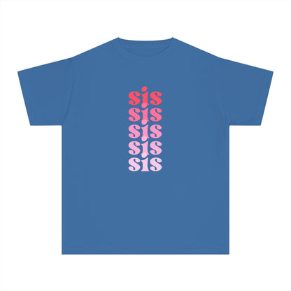 Sis - Pink - (Youth) Comfort Colors Shirt