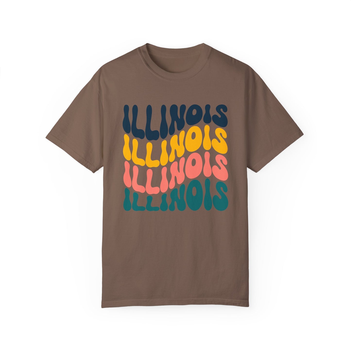 Retro Illinois - Comfort Colors Shirt