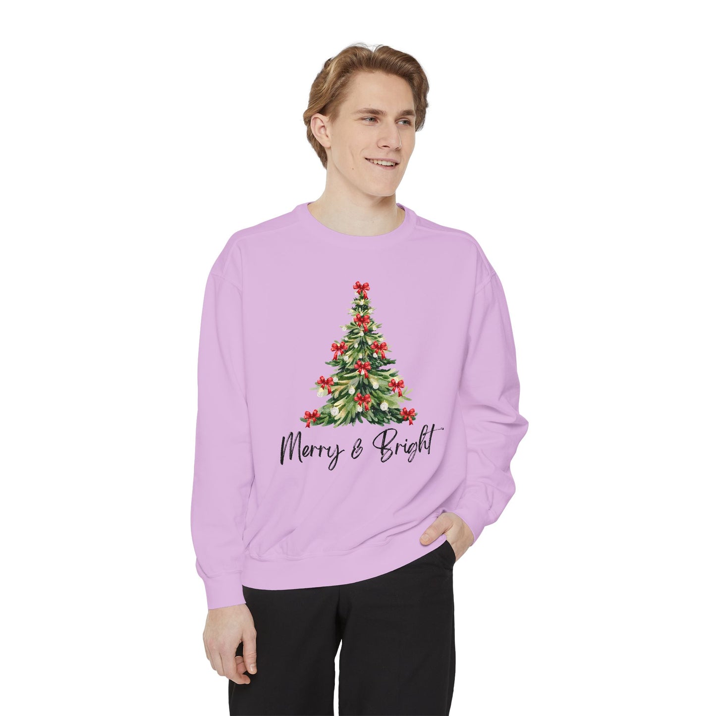 Merry & Bright - Comfort Colors Sweatshirt