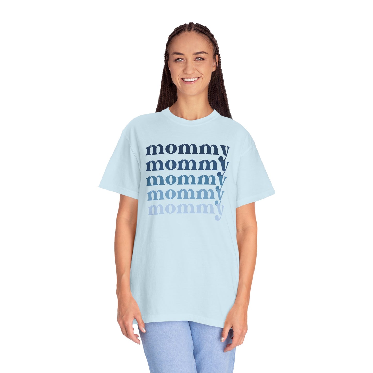 Mommy (Blue) - Comfort Colors Shirt