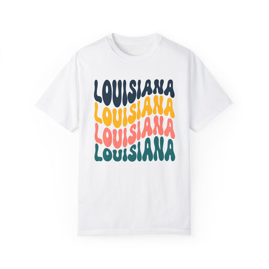 Retro Louisiana - Comfort Colors Shirt
